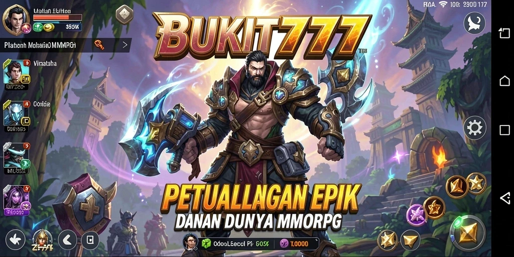 Gameplay seru BUKIT777 dalam dunia MMORPG yang luas.