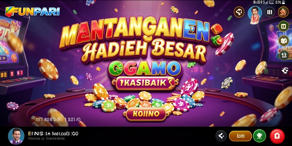 Screenshot utama FUNPARI menampilkan gameplay Kasino yang seru dan mengasyikkan.