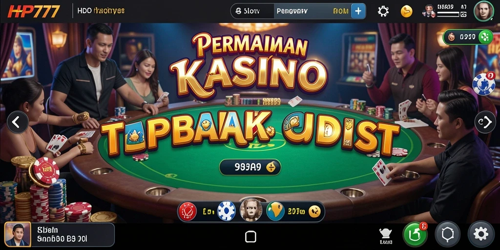 Screenshot dari gameplay Kasino yang menarik di HP777.