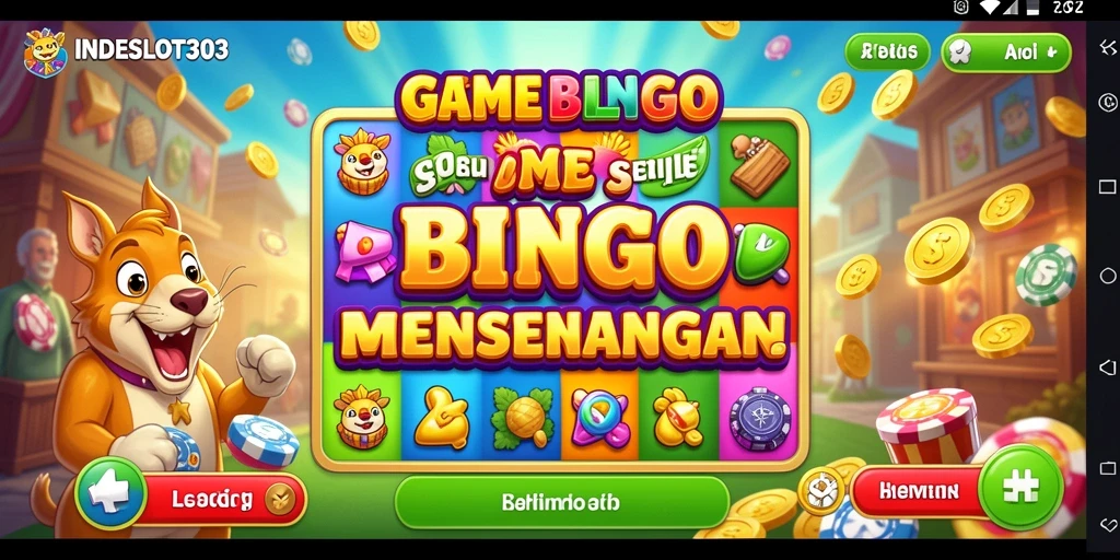 Tampilan gameplay seru dalam game Bingo INDESLOT303.