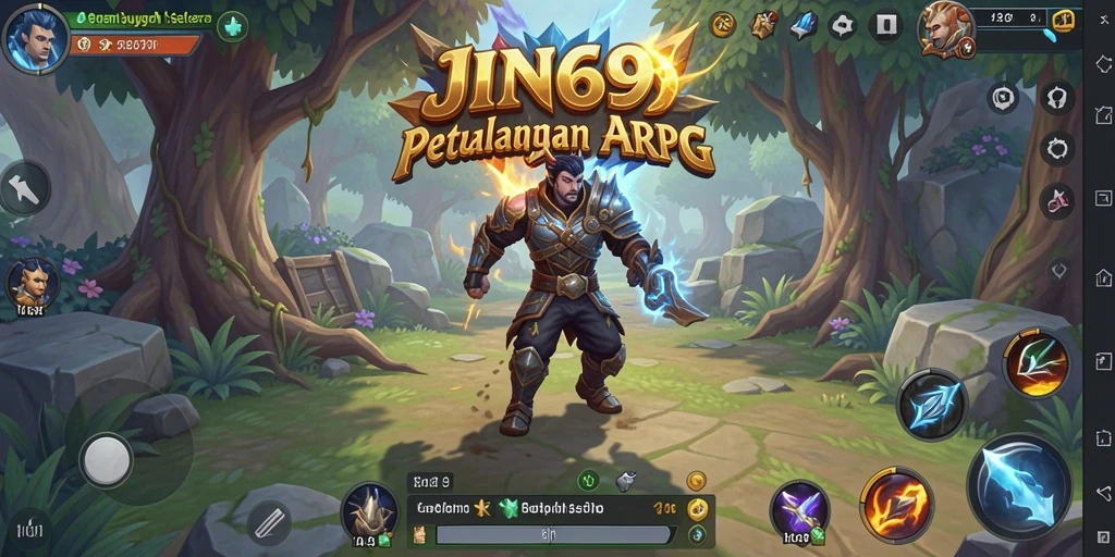 Tampilan gameplay aksi seru dari JIN69 yang penuh tantangan.