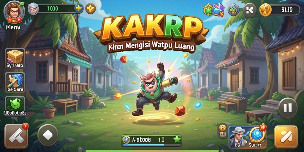 Tampilan gameplay KAKRP yang menarik dan menghibur.