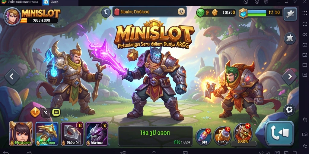 Gameplay seru MINISLOT yang mendebarkan dan penuh aksi.