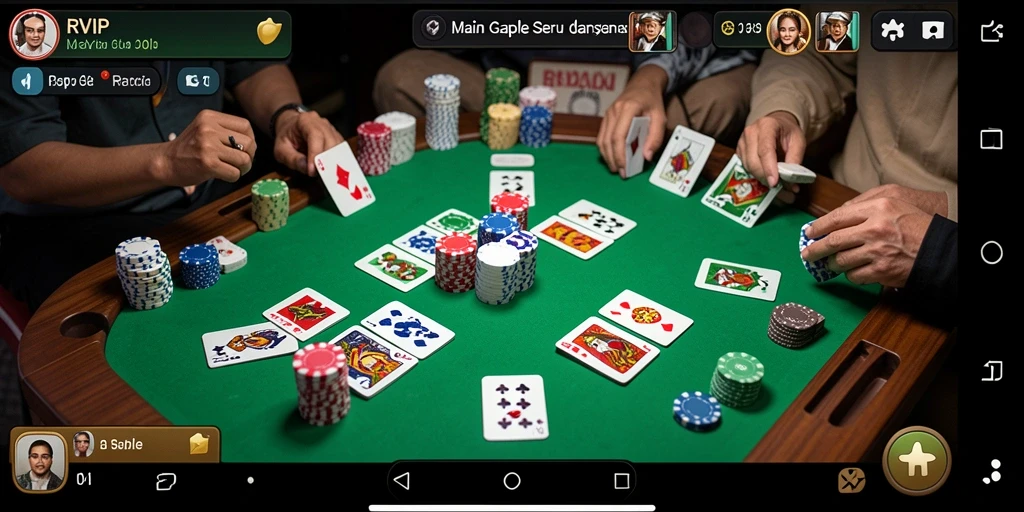 Tampilan gameplay RVIP yang mendebarkan dan seru.