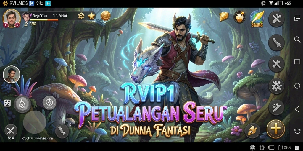 Screenshot utama RVIP1 menampilkan gameplay seru dan penuh petualangan.