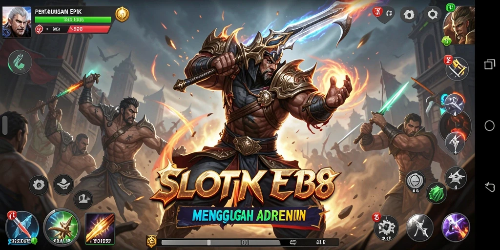 Tampilan gameplay SLOT138 dengan pertarungan seru.