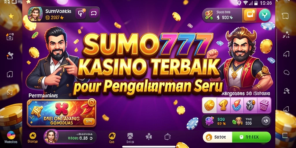 Gambar gameplay SUMO777 menampilkan aksi seru permainan Kasino.