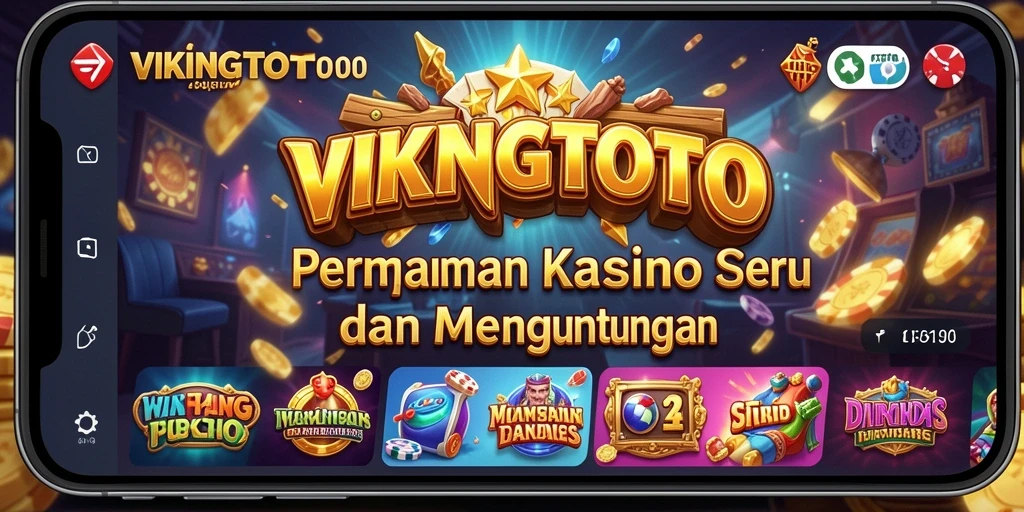 Tampilan permainan Kasino yang menarik di VIKINGTOTO.
