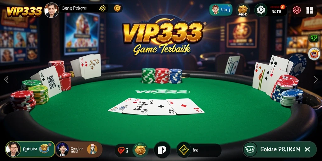 Grafis menarik dan gameplay poker yang seru di VIP333.